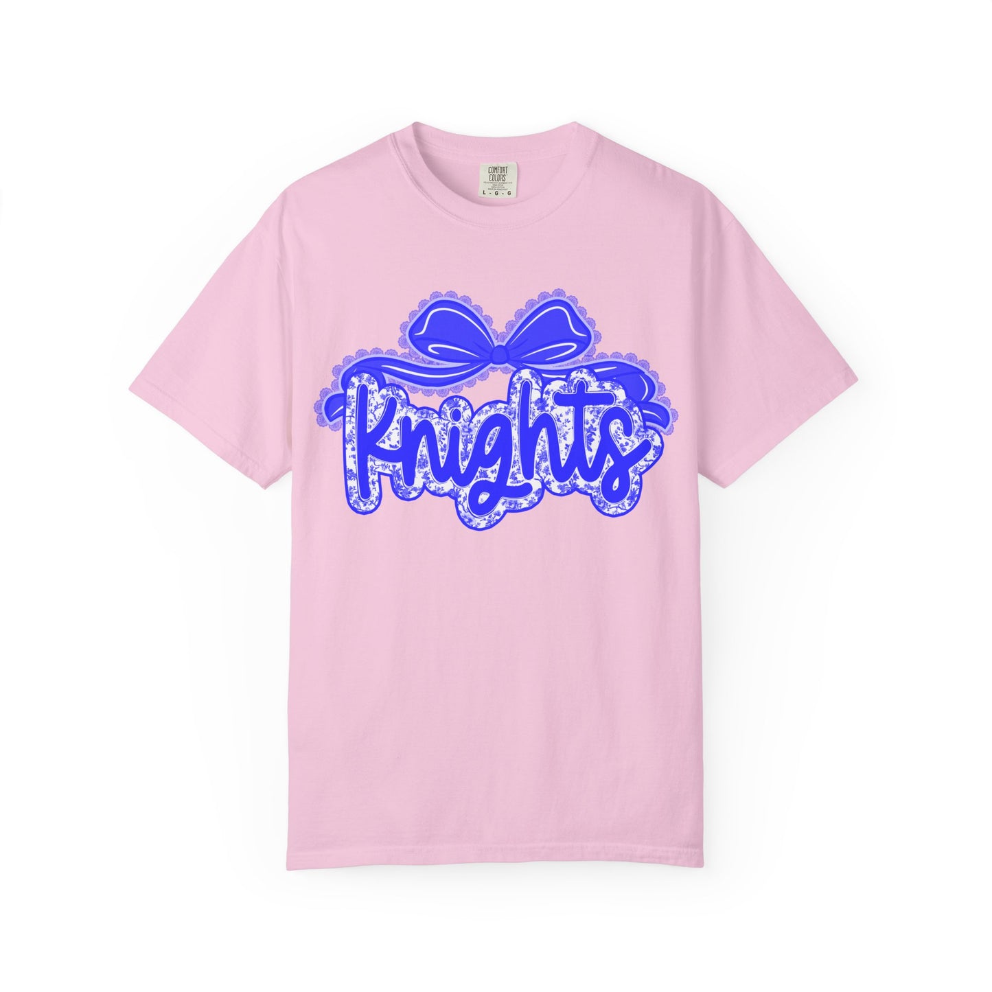Knights Unisex Garment-Dyed T-Shirt, Custom Team Tee, Personalized Apparel, School Spirit Shirt, Birthday Gift, Casual Wear