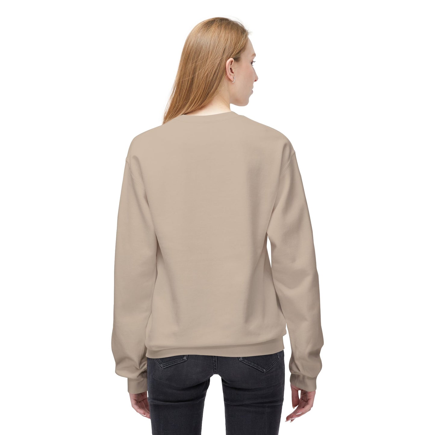 Ghostly Charm Fleece Crewneck Sweatshirt