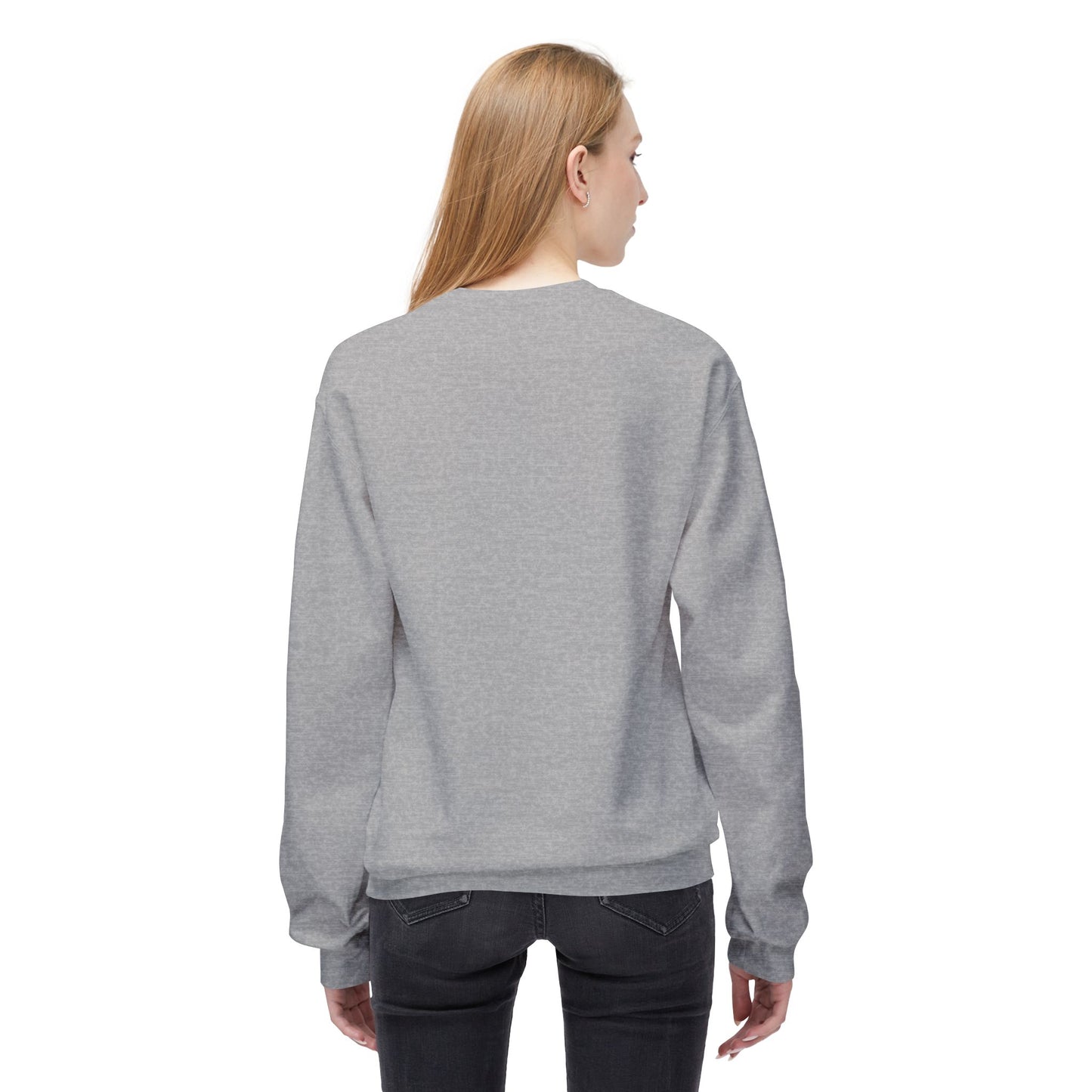 Ghostly Charm Fleece Crewneck Sweatshirt