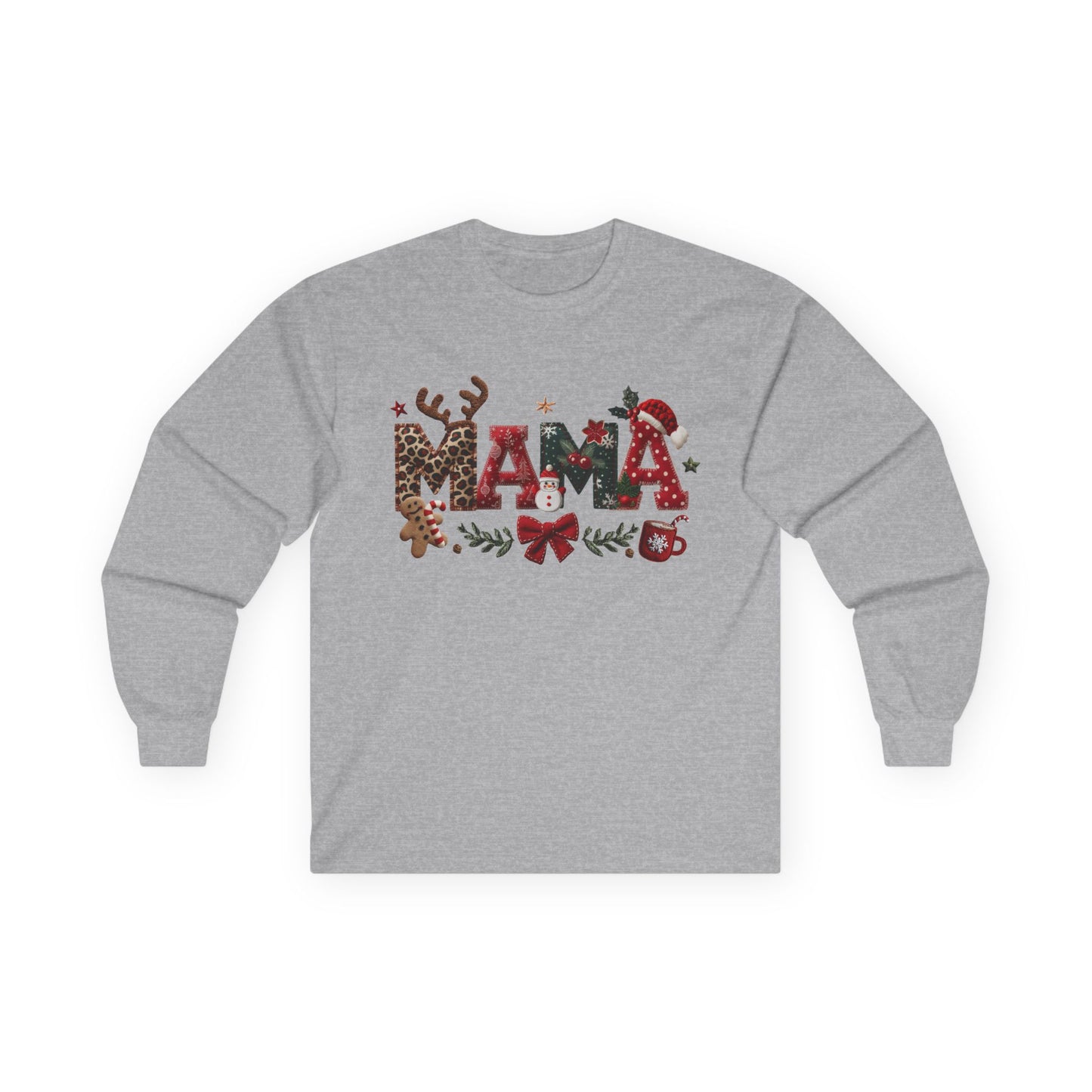 Christmas Mama Long Sleeve Tee
