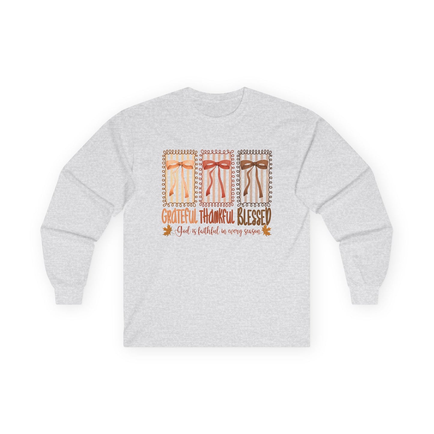 Grateful Blessed Long Sleeve Tee