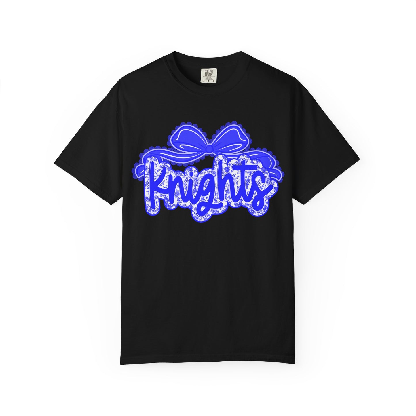 Knights Unisex Garment-Dyed T-Shirt, Custom Team Tee, Personalized Apparel, School Spirit Shirt, Birthday Gift, Casual Wear