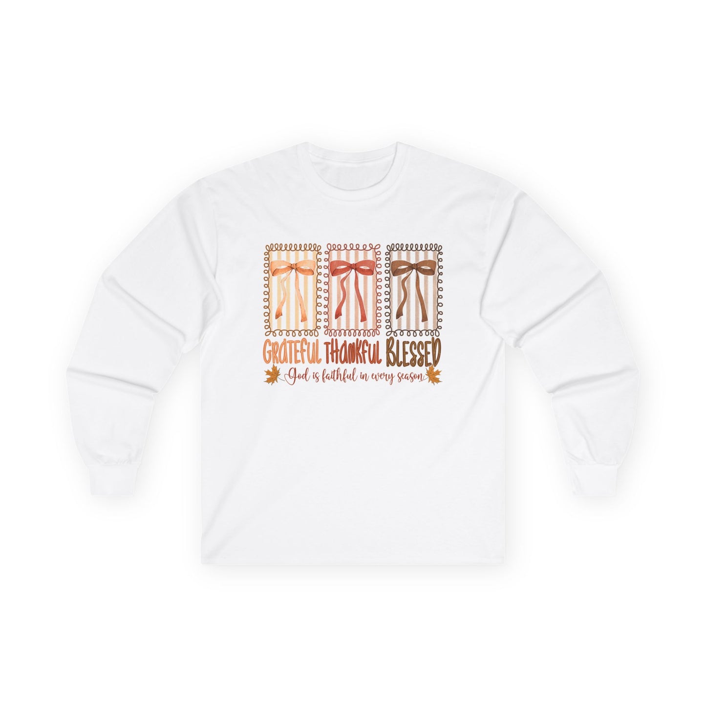 Grateful Blessed Long Sleeve Tee