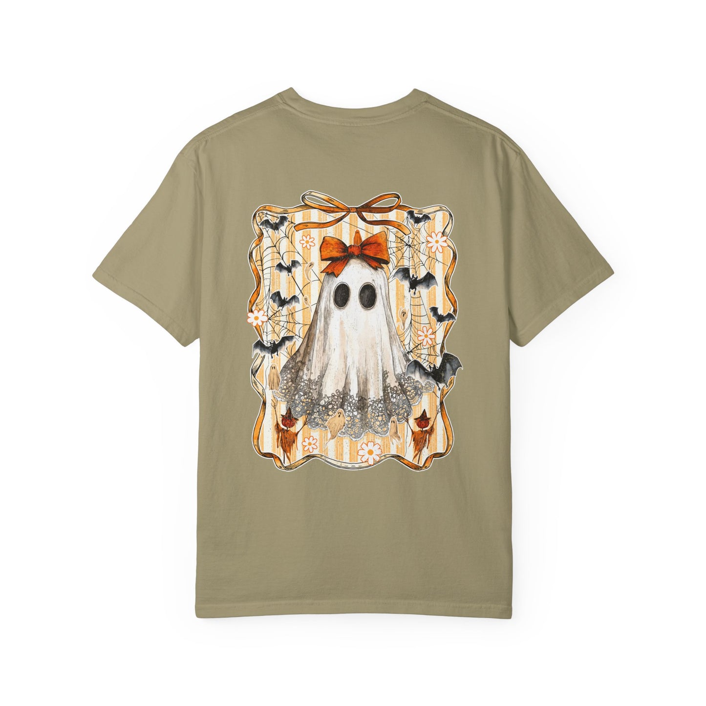 Ghostly Charm Unisex T-Shirt, Halloween Tee