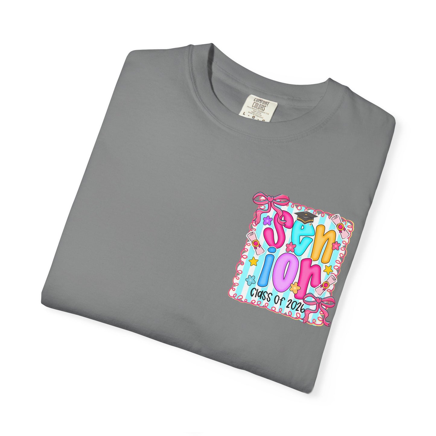 Senior Class 2026 Garment-Dyed T-shirt, Graduation Gift, High School Apparel, Unisex Tee, Student Spirit Wear, Class of 2024