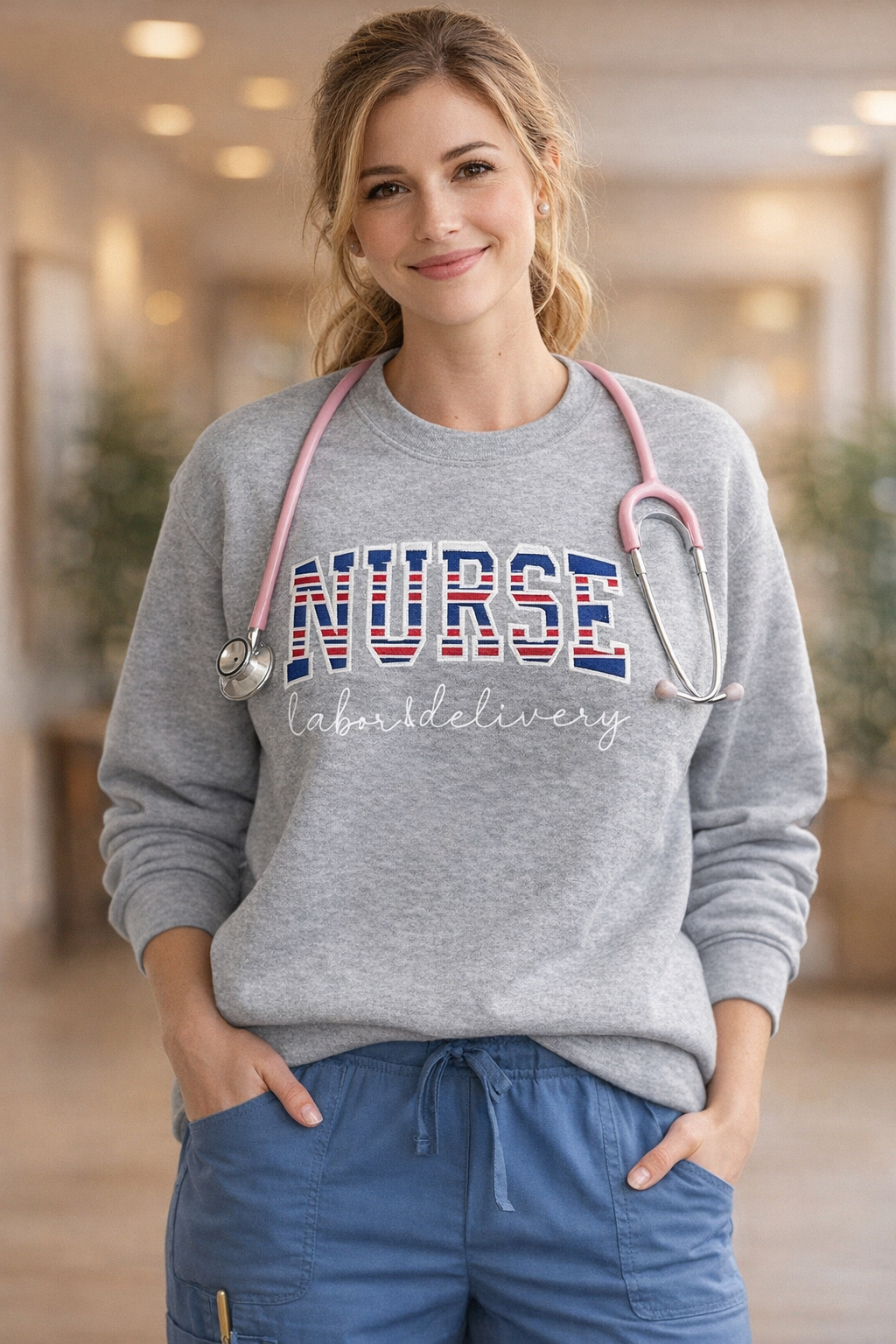 Labor and Delivery Nurse Crewneck