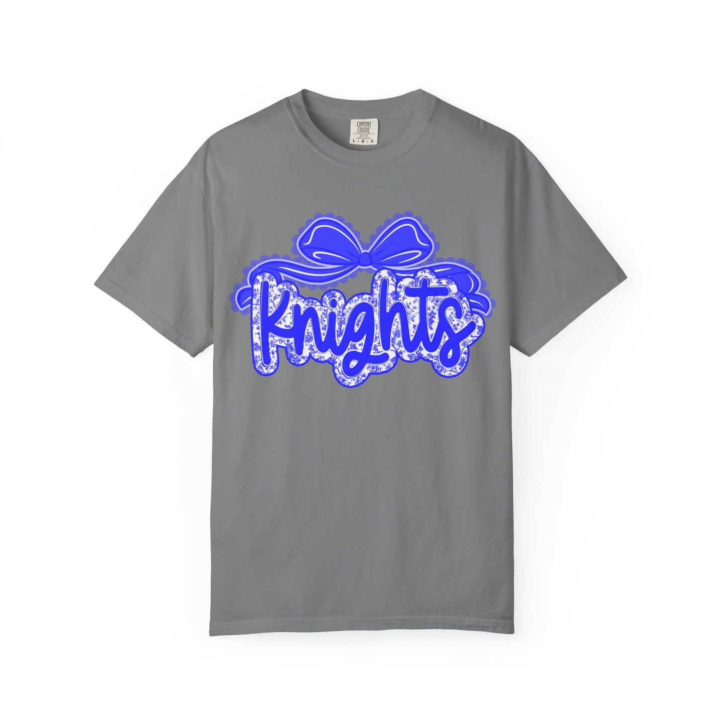 Knights Unisex Garment-Dyed T-Shirt, Custom Team Tee, Personalized Apparel, School Spirit Shirt, Birthday Gift, Casual Wear