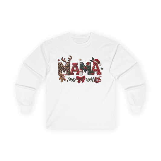Christmas Mama Long Sleeve Tee
