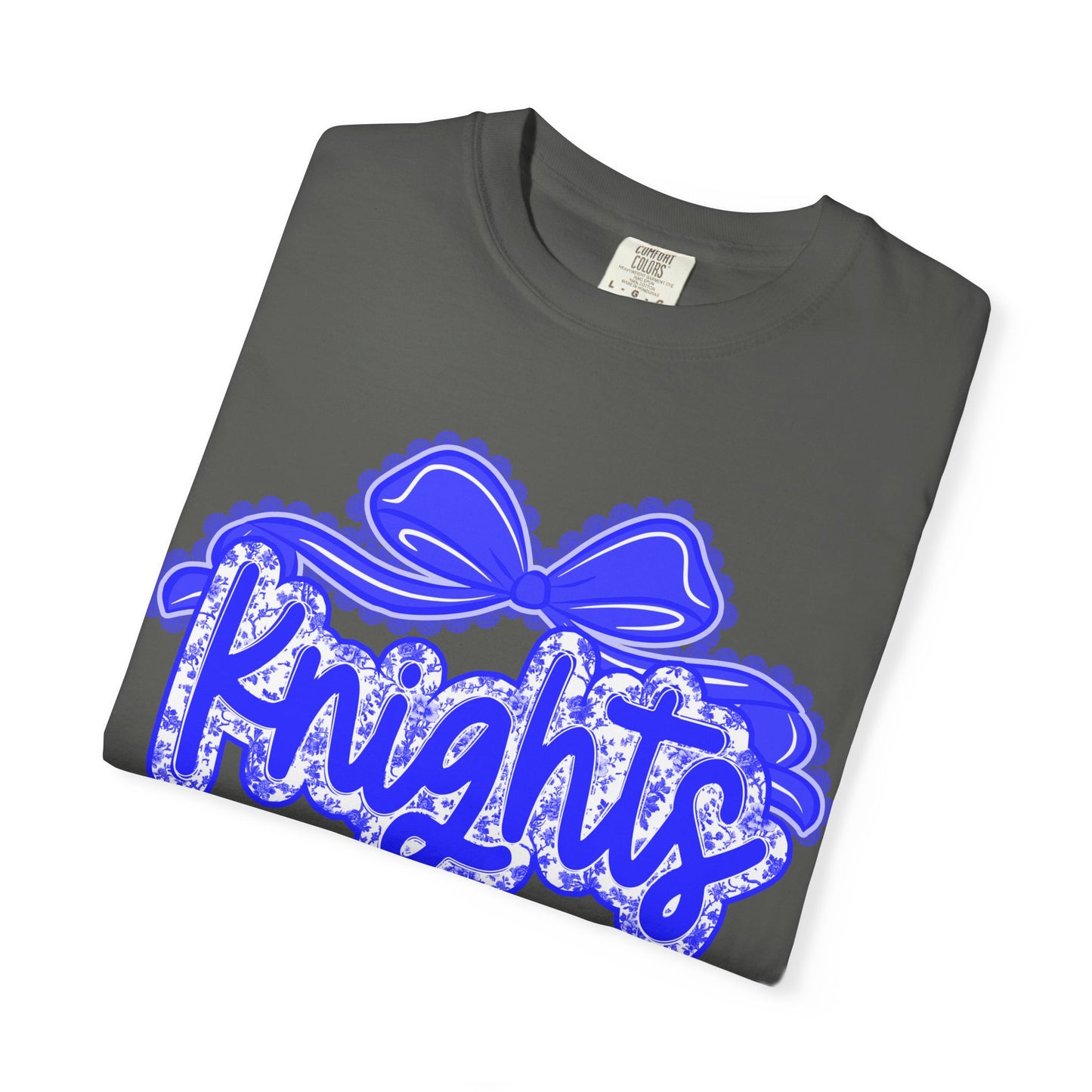 Knights Unisex Garment-Dyed T-Shirt, Custom Team Tee, Personalized Apparel, School Spirit Shirt, Birthday Gift, Casual Wear