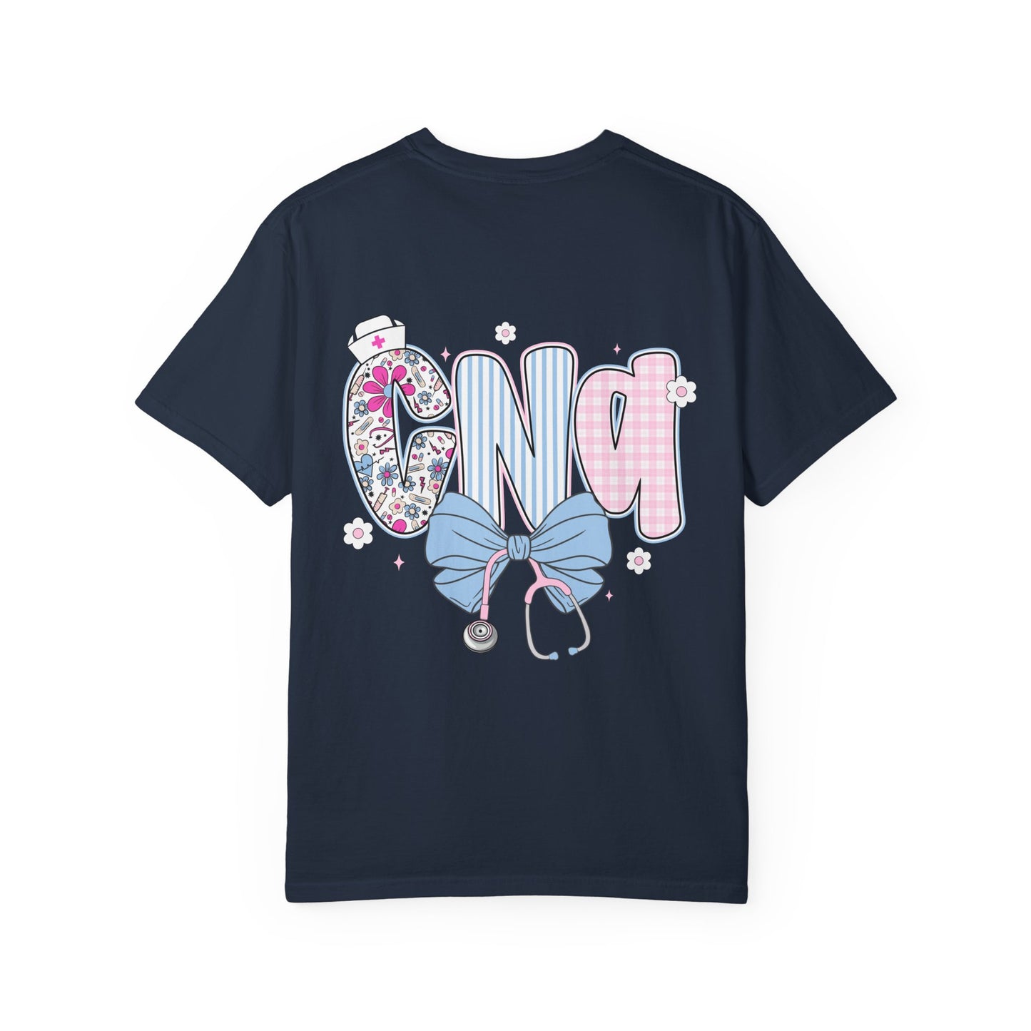 CNA Coquette Bow Graphic T-Shirt with Colorful Design