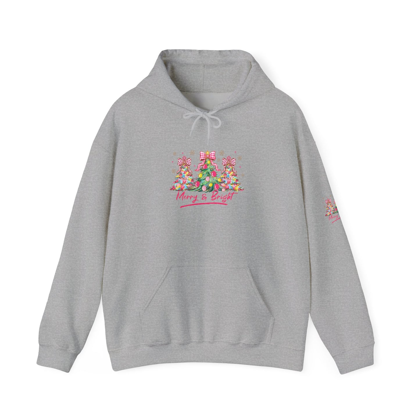 Holiday Cheer Hooded Sweatshirt - Merry & Bright