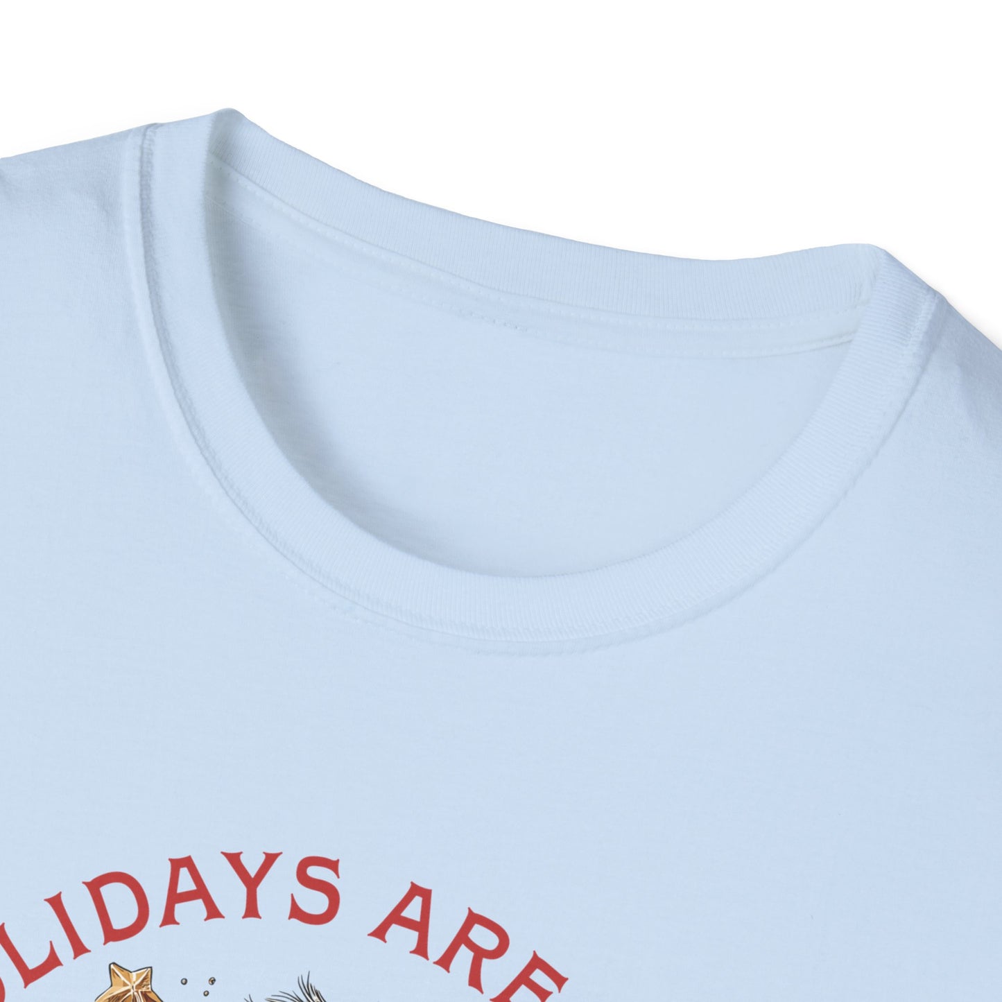 Festive Book Lover's T-Shirt-My Holidays Are Fully Booked Tee