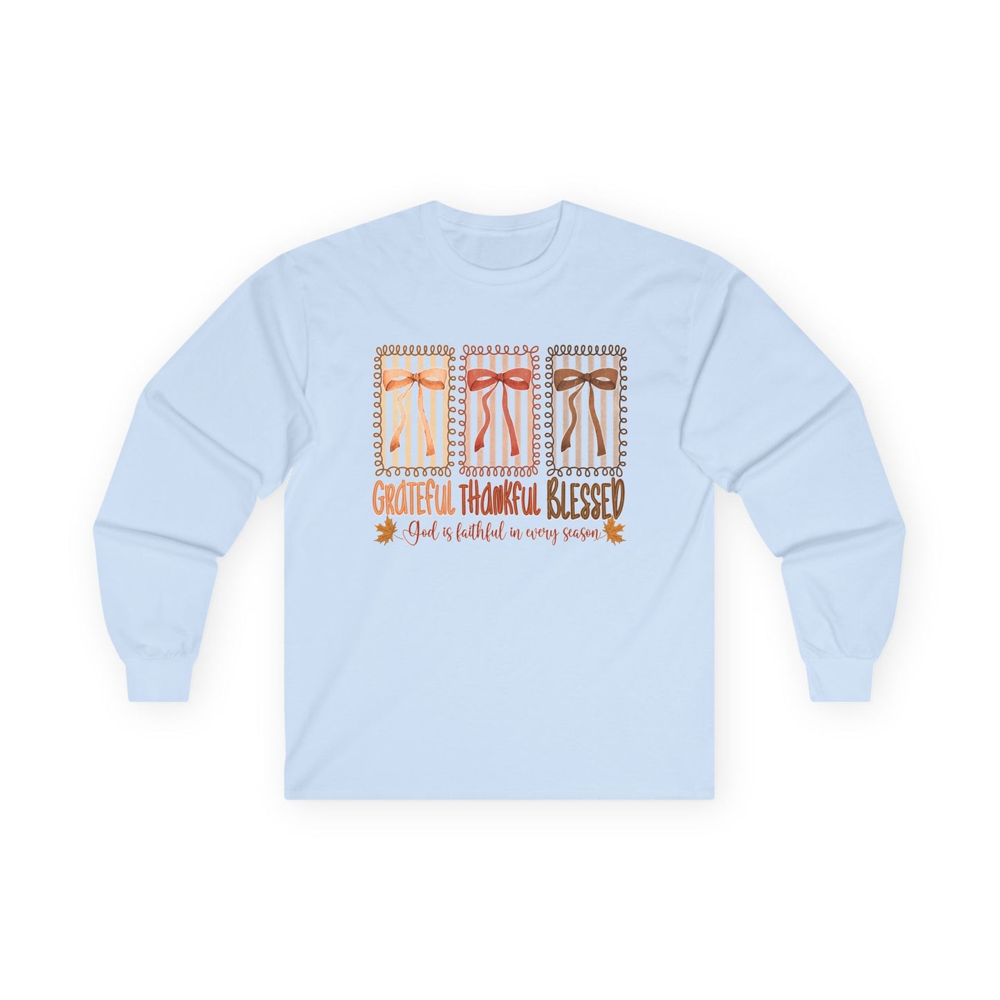 Grateful Blessed Long Sleeve Tee