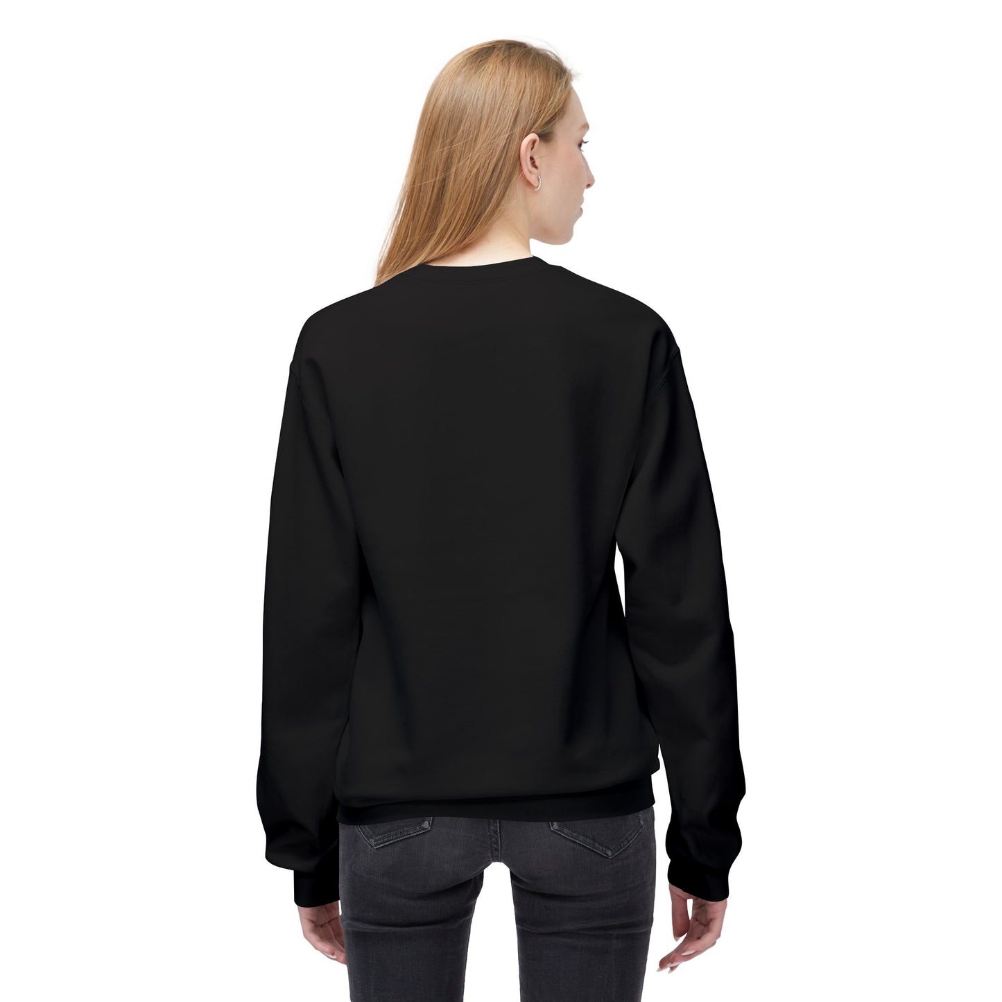 Ghostly Charm Fleece Crewneck Sweatshirt