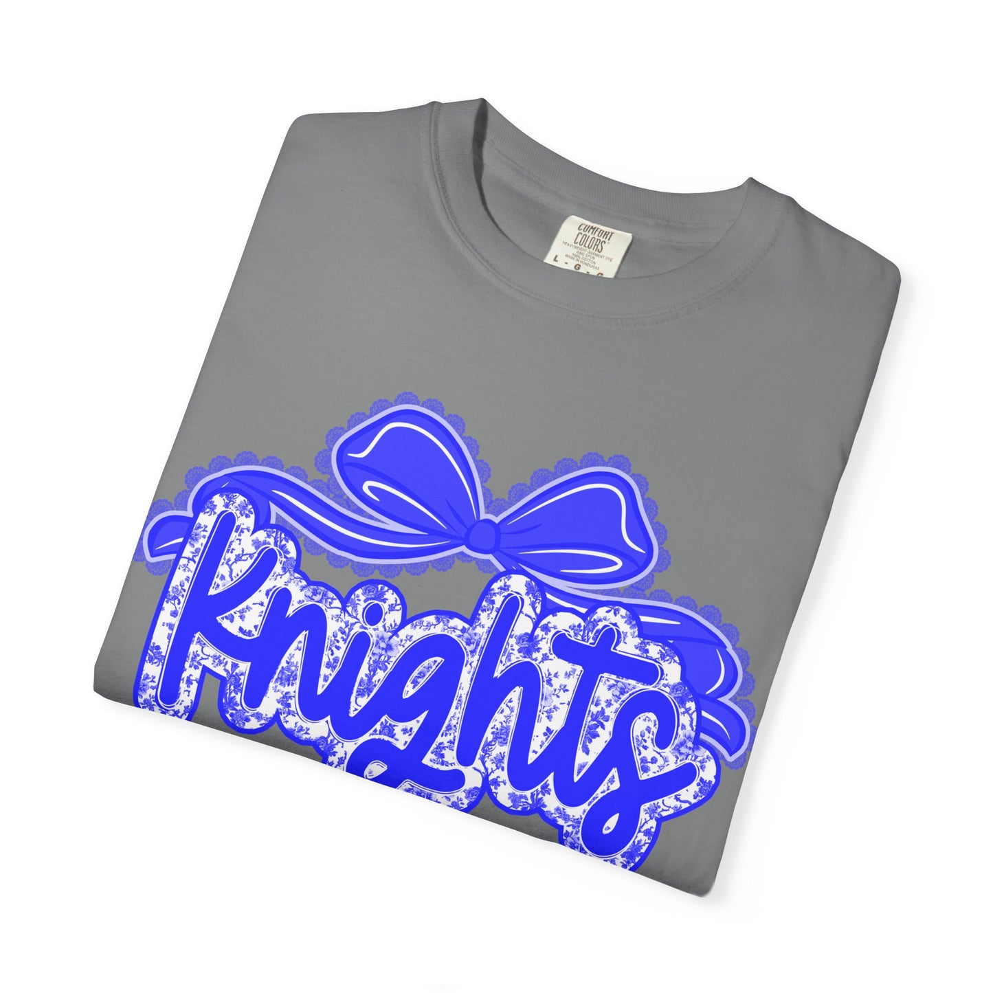 Knights Unisex Garment-Dyed T-Shirt, Custom Team Tee, Personalized Apparel, School Spirit Shirt, Birthday Gift, Casual Wear