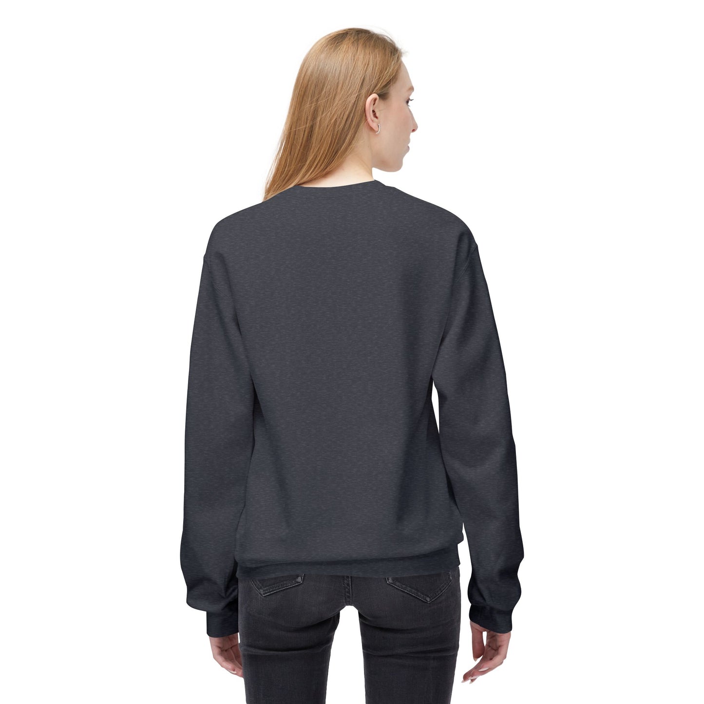 Ghostly Charm Fleece Crewneck Sweatshirt