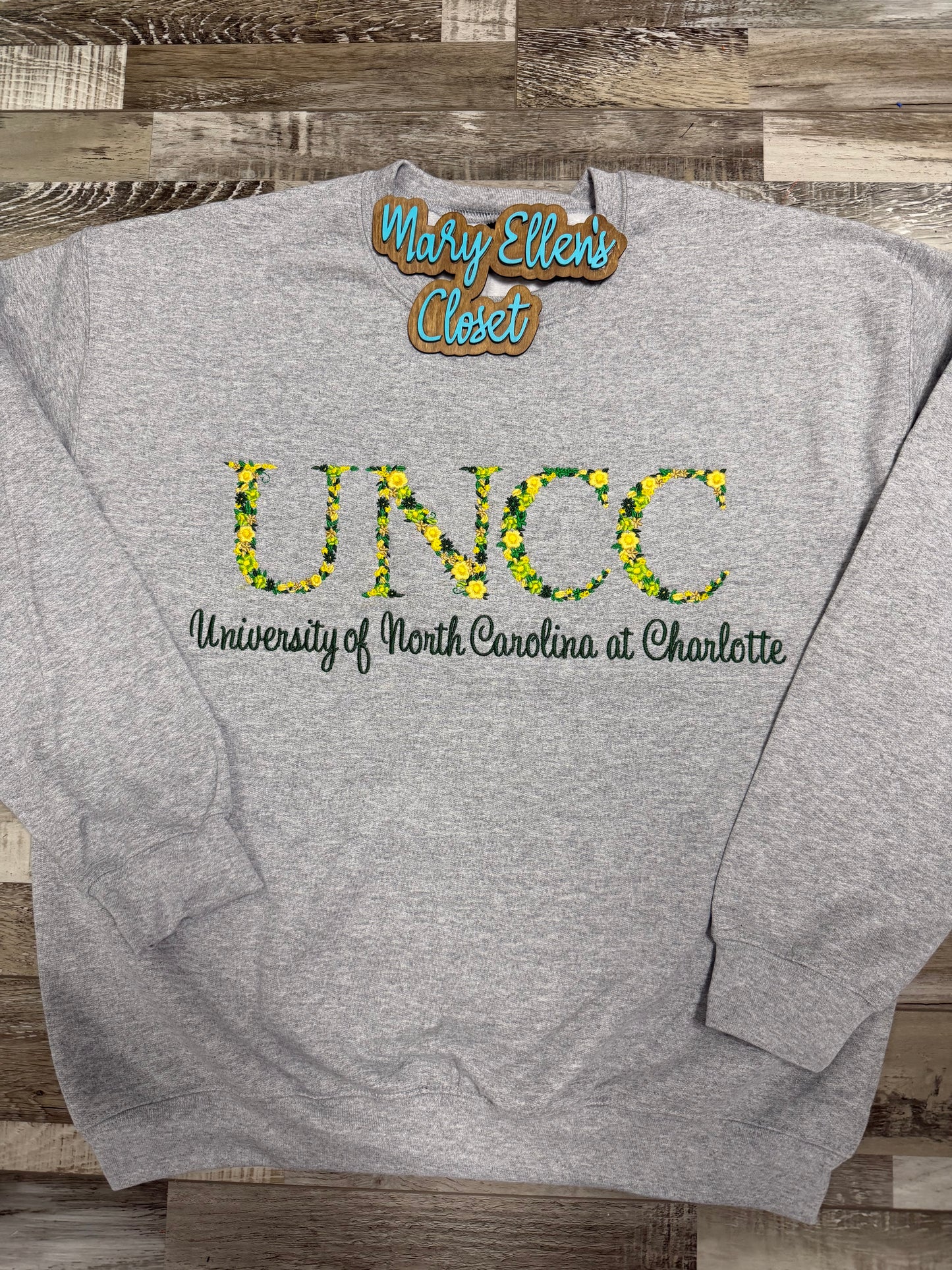 UNCC Floral Sweatshirt