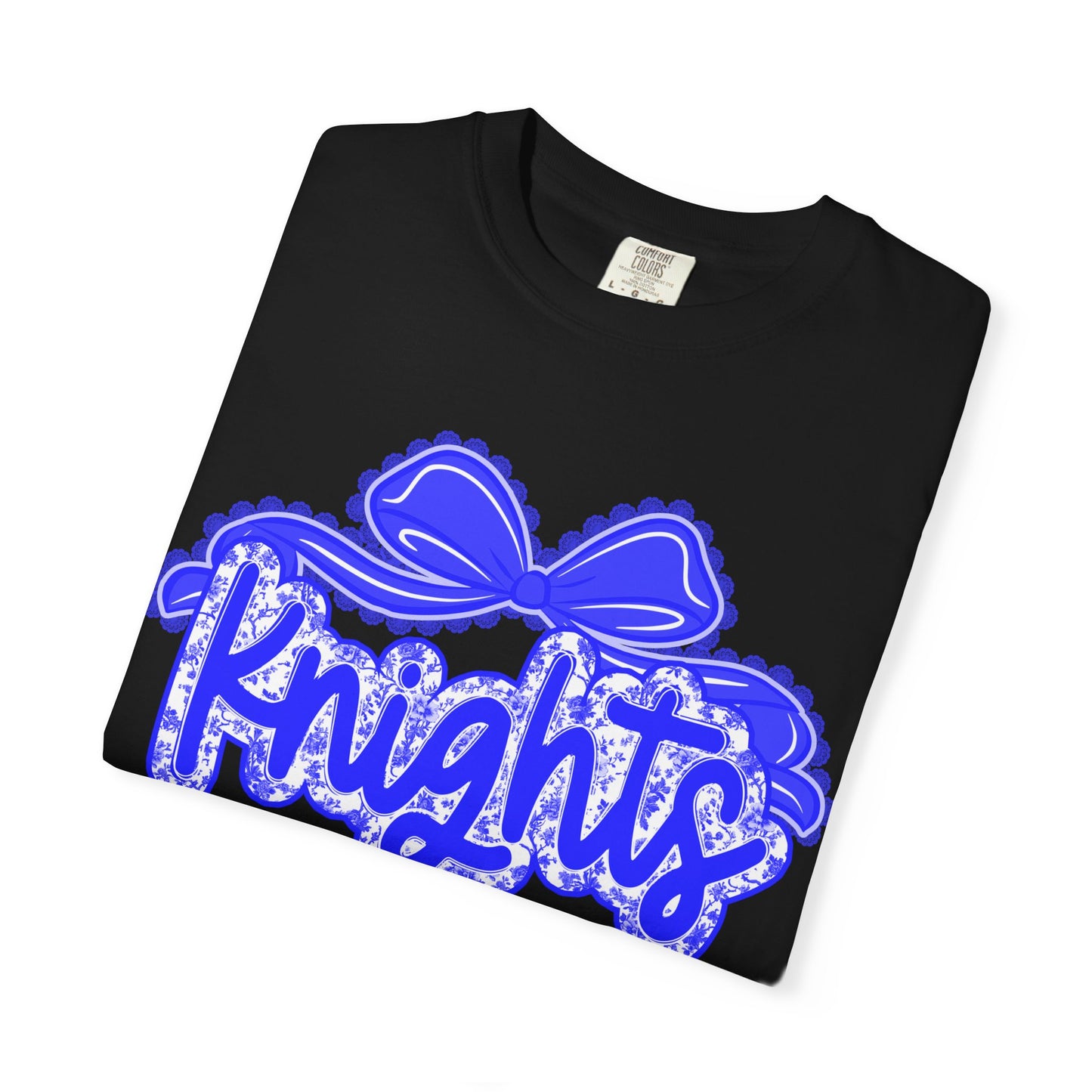 Knights Unisex Garment-Dyed T-Shirt, Custom Team Tee, Personalized Apparel, School Spirit Shirt, Birthday Gift, Casual Wear