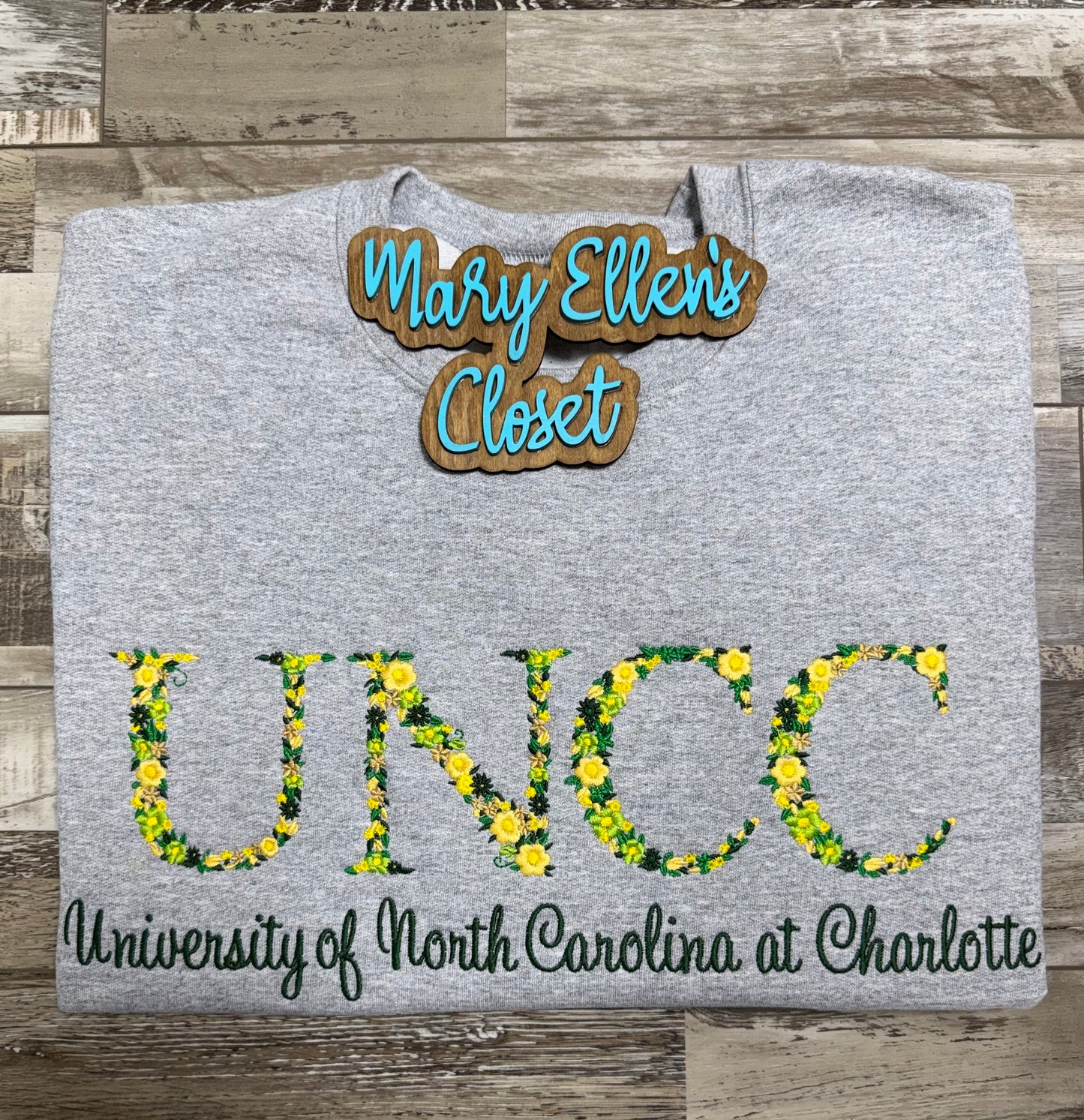 UNCC Floral Sweatshirt