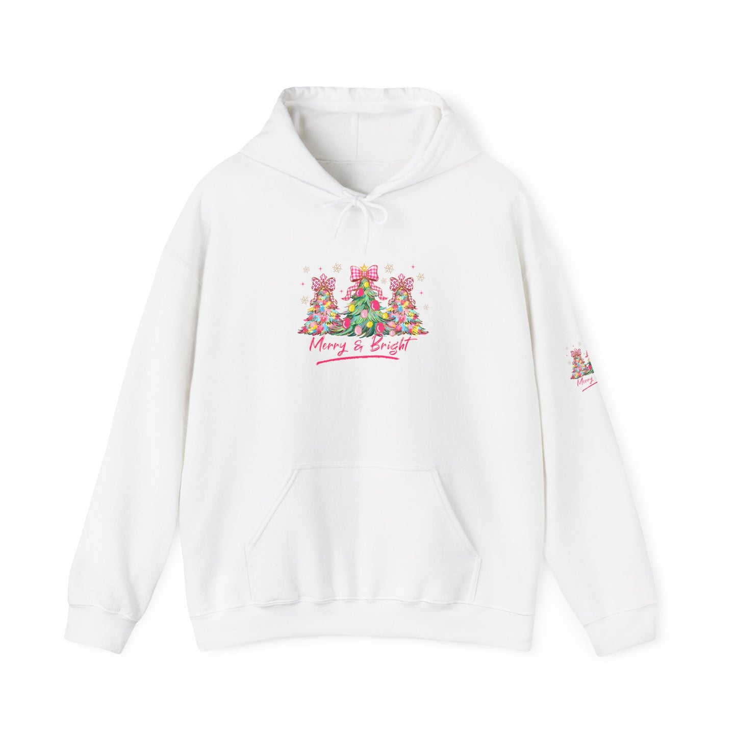 Holiday Cheer Hooded Sweatshirt - Merry & Bright