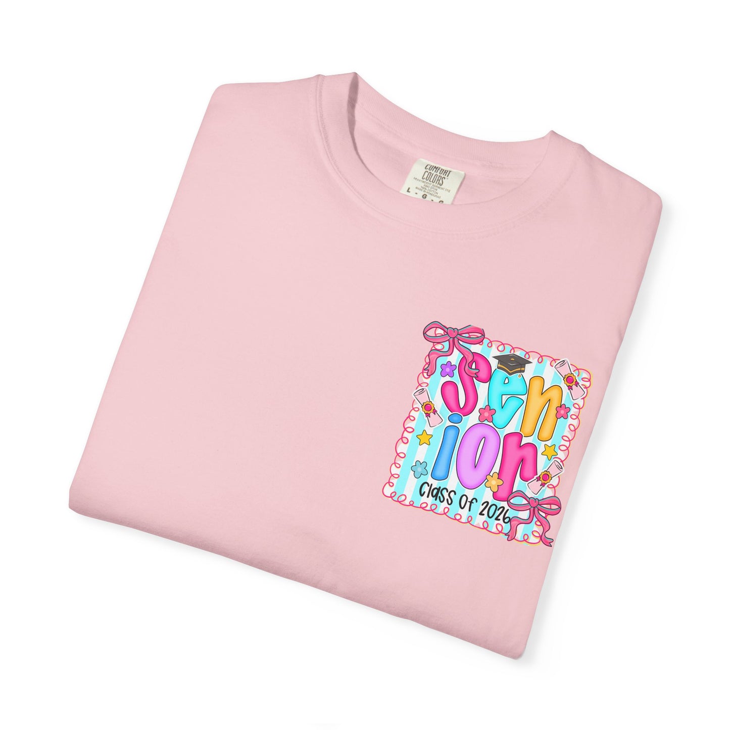 Senior Class 2026 Garment-Dyed T-shirt, Graduation Gift, High School Apparel, Unisex Tee, Student Spirit Wear, Class of 2024