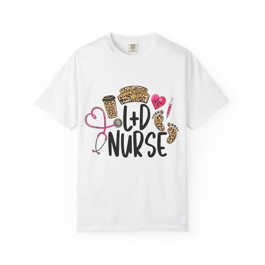 Animal Print L&D Nurse T-Shirt