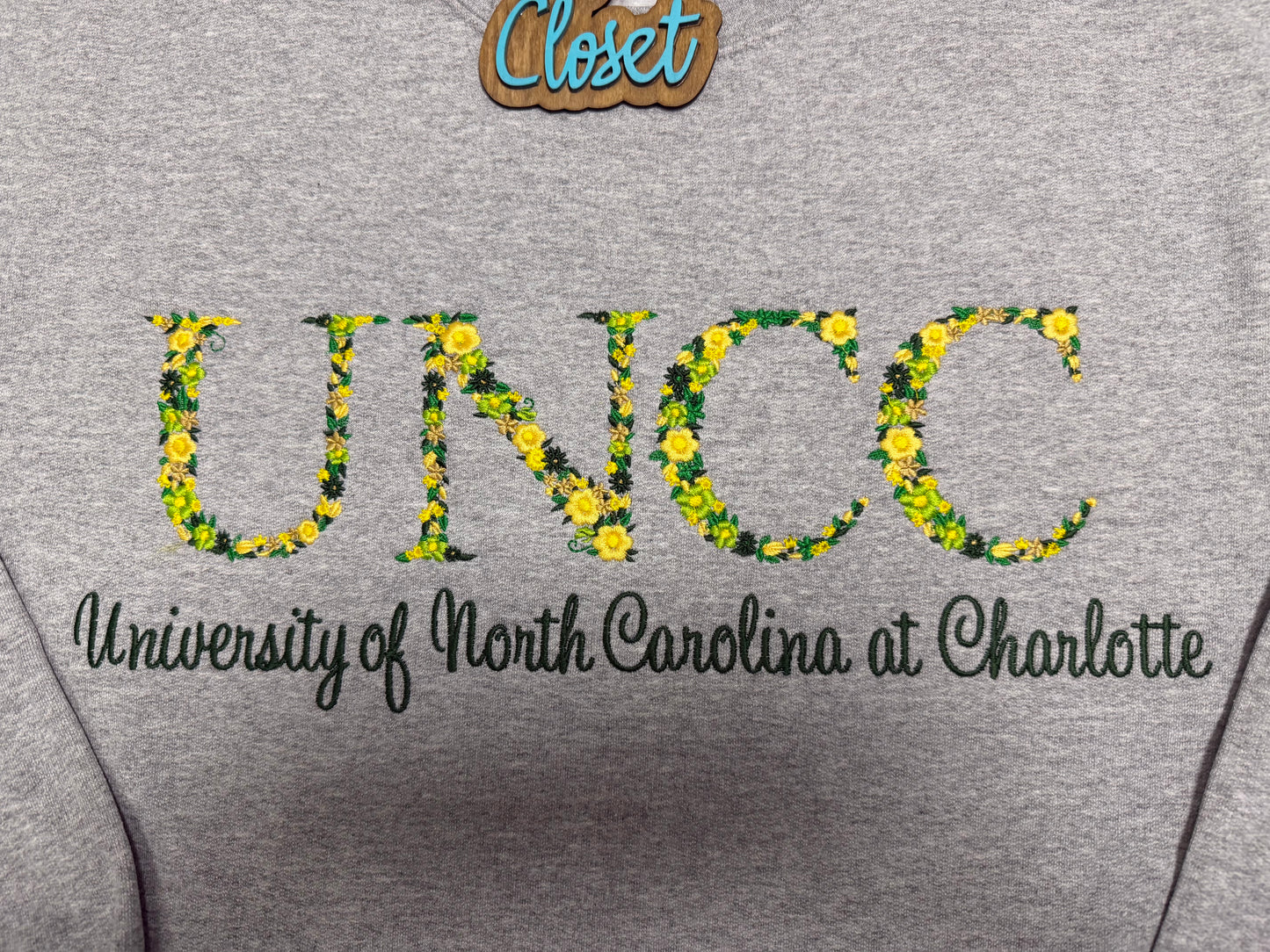 UNCC Floral Sweatshirt