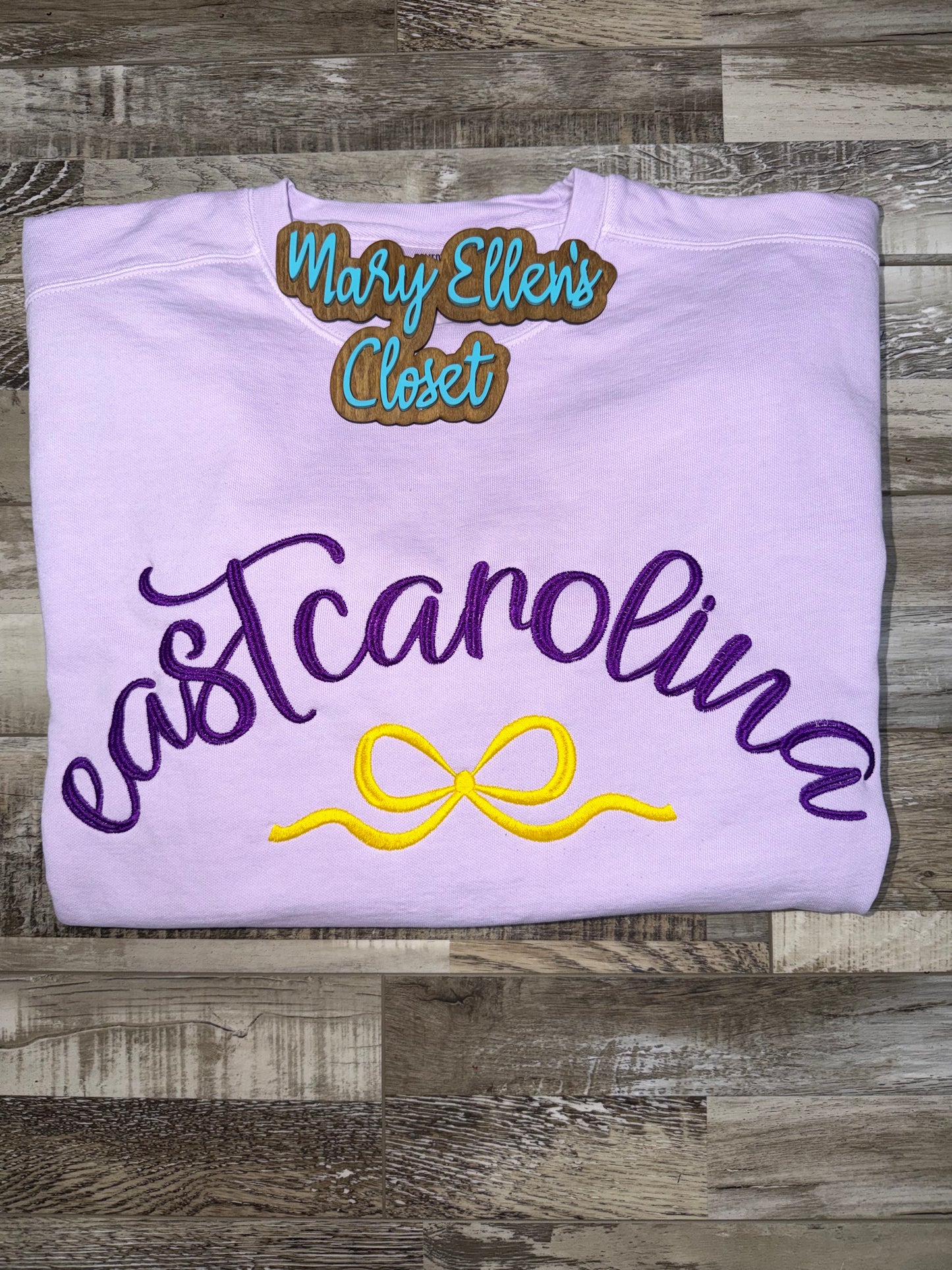 Comfort Colors® Embroidered Crewneck Sweatshirt – East Carolina