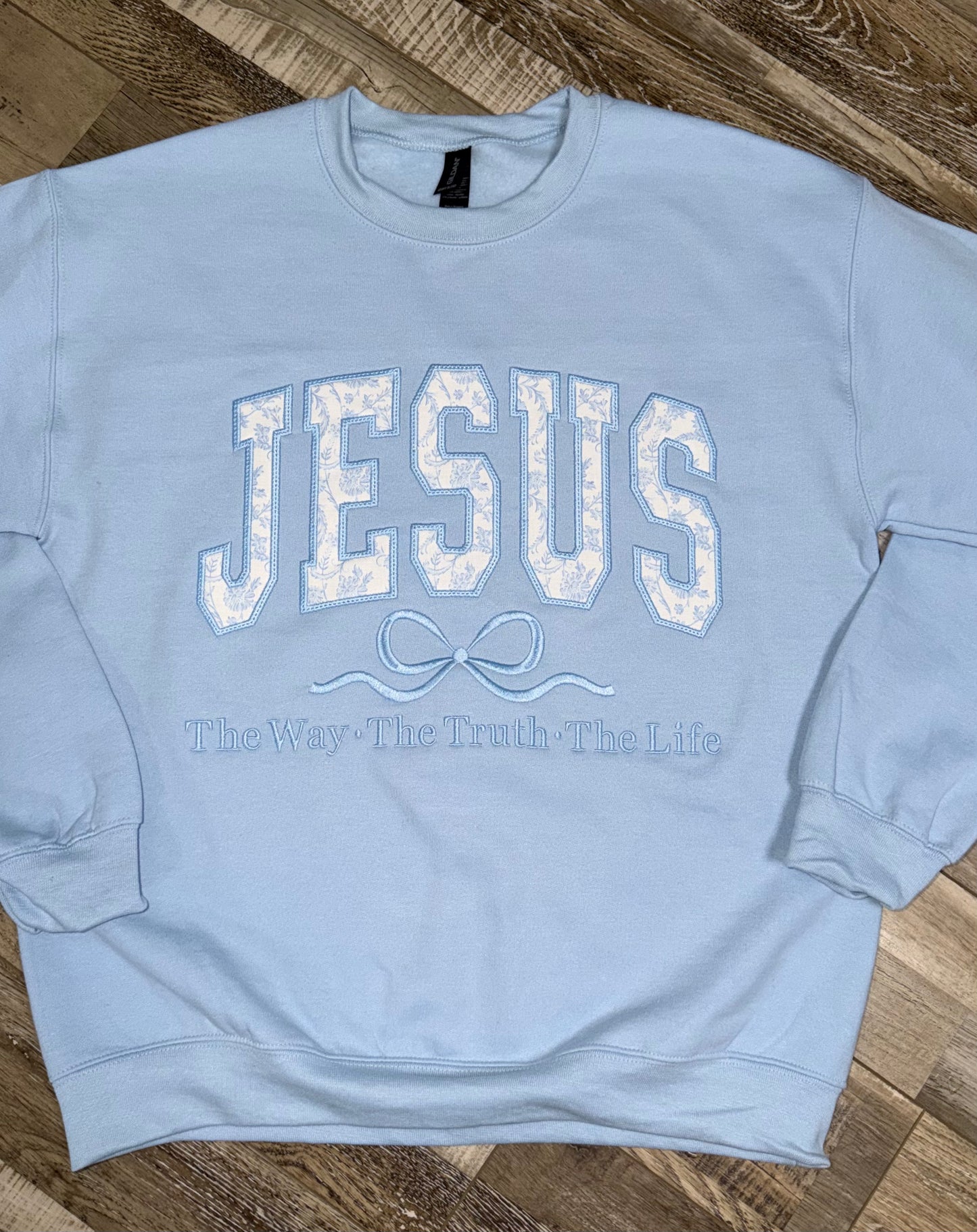 Jesus Appliqué Crewneck