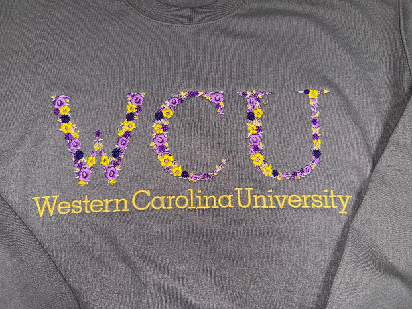 WCU Floral Sweatshirt