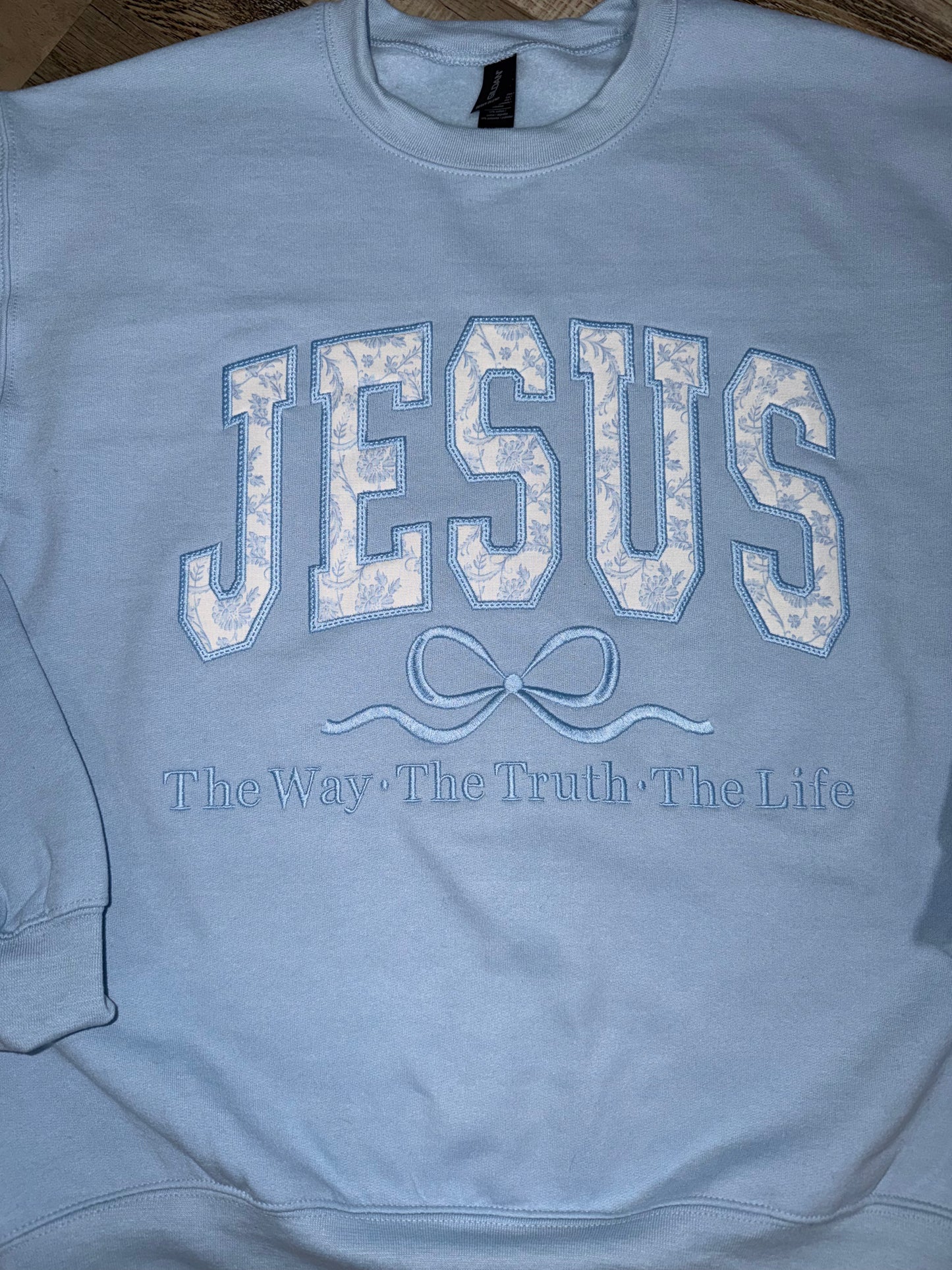 Jesus Appliqué Crewneck