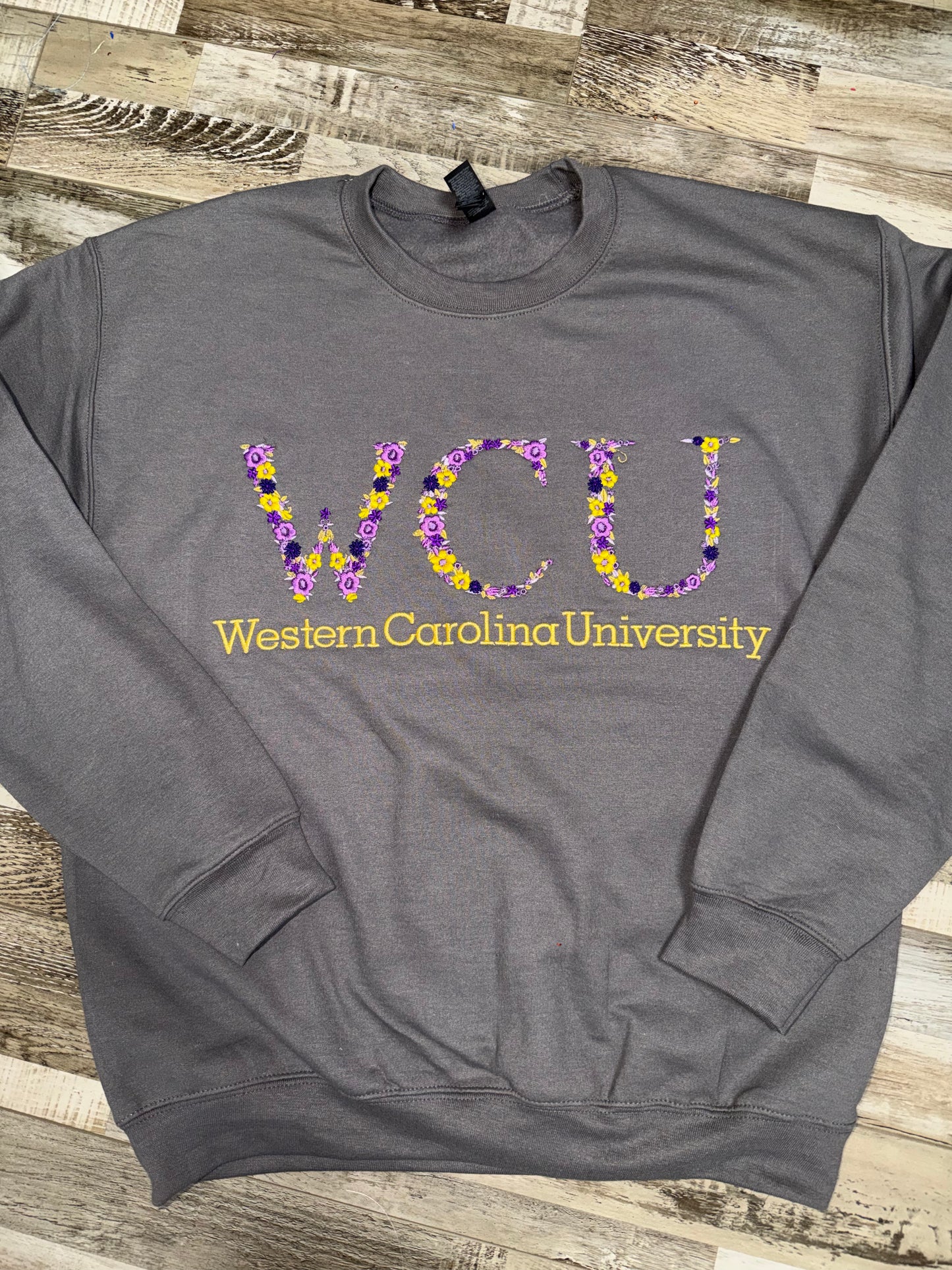 WCU Floral Sweatshirt