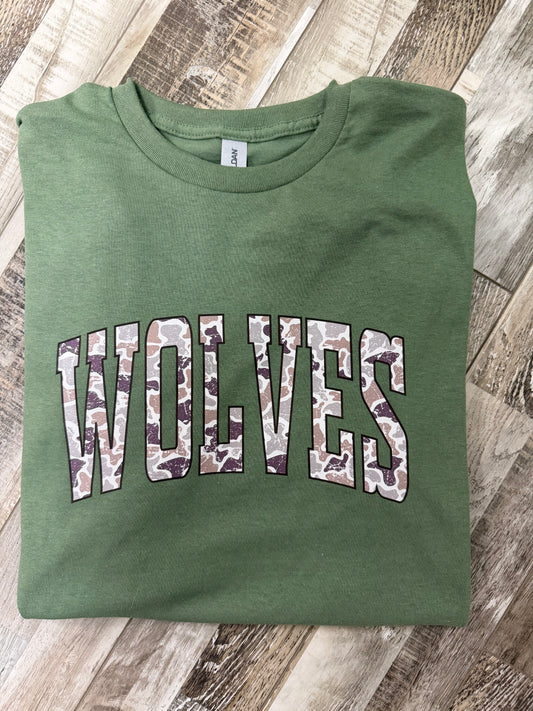 Wolves Camo T- Shirt