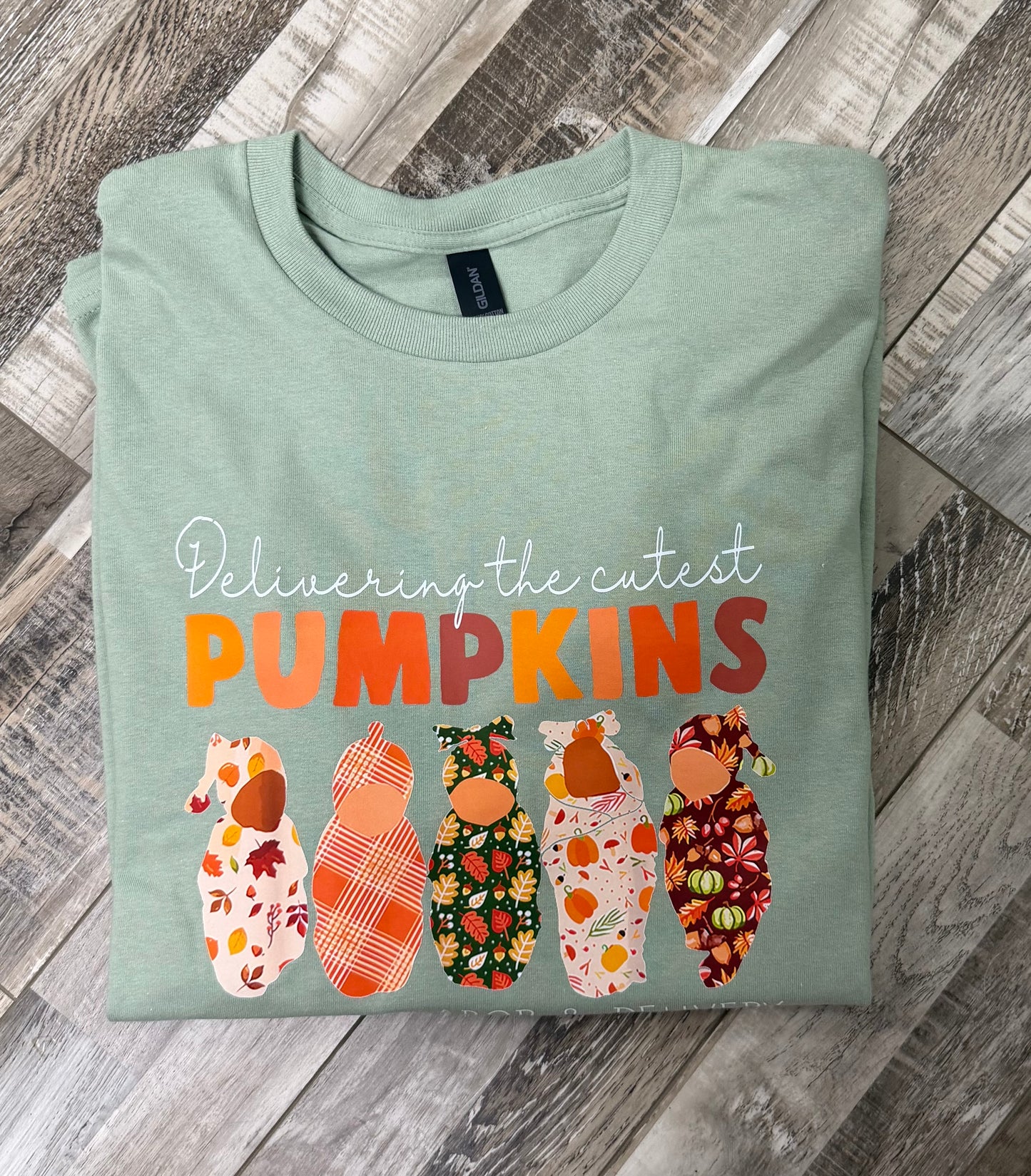 Delivering the Cutest Pumpkin L&D Nurse T-Shirt